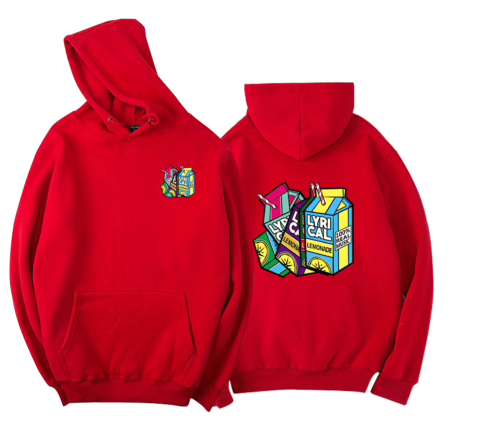 Lyrical lemonade shop color block hoodie